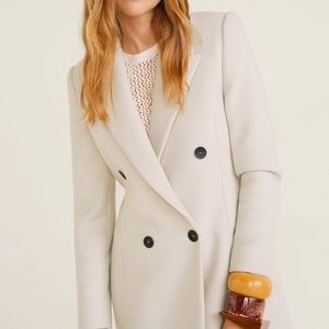 Structured wool coat